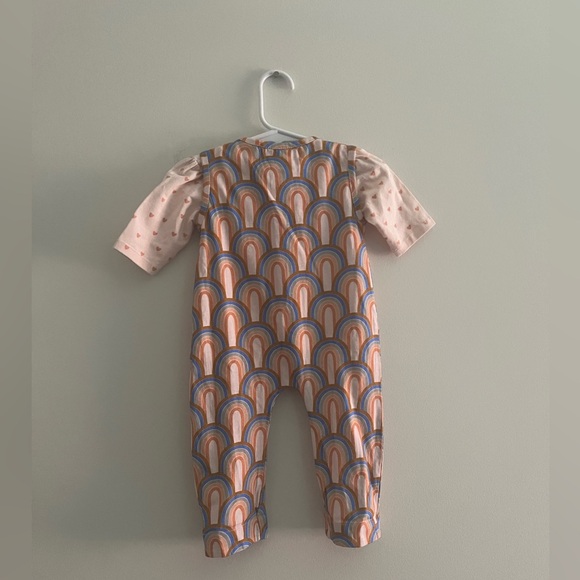Lucky Jade - Rainbow Romper with Tee - 3-6 Months - Picture 4 of 4